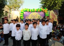 جشن خیابانی عید غدیر در استان اردبیل