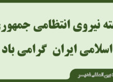 بیانیه بنیاد بین المللی غدیر به مناسبت هفته نیروی انتظامی جمهوری اسلامی ایران /  نیــروی انتظامی جمهوری اسلامی ایران، مظهر اقتدار، نظم و امنیّت ملّی و بازوی توانمند ایران عزیز در خدمت به مردم و ایجاد آرامش و آسایش در جامعه است.