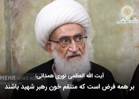 بر همه فرض است که منتقم خون رهبر شهید باشند