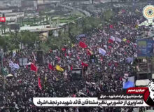 ویدئو | حضور بی‌نظیر مشتاقان رهبر شهید مسلمانان جهان در نجف اشرف